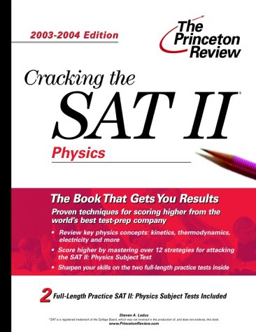 Book cover for Cracking the SAT II