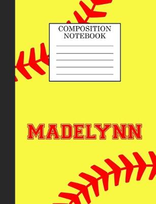 Book cover for Madelynn Composition Notebook