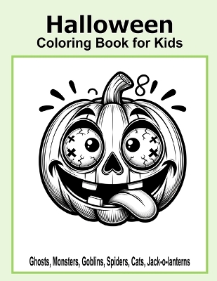 Book cover for Halloween Coloring Book for Kids