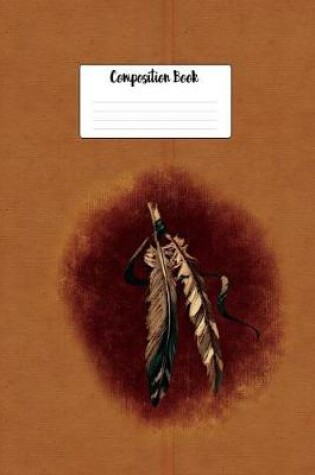 Cover of Composition Book Feather Heart