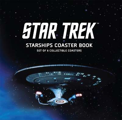 Book cover for Star Trek Starships Coaster Book