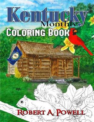 Book cover for Kentucky Monthly Coloring Book