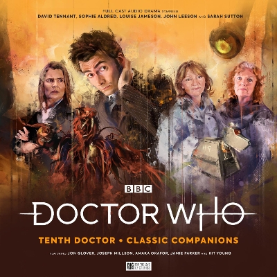 Book cover for Doctor Who: Tenth Doctor, Classic Companions