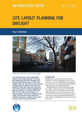 Book cover for Site Layout Planning for Daylight