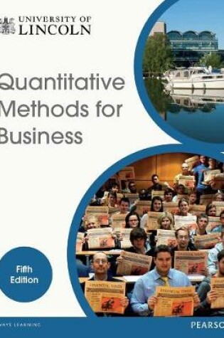 Cover of Custom eBook for David Gray University of Lincoln, Quantitative Methods for Business.