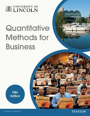 Book cover for Custom eBook for David Gray University of Lincoln, Quantitative Methods for Business.