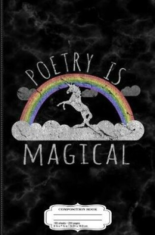 Cover of Vintage Poetry Is Magical Composition Notebook