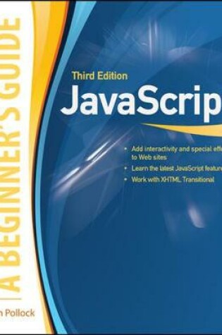 Cover of JavaScript, A Beginner's Guide, Third Edition