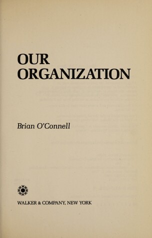 Book cover for Our Organization