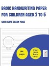 Book cover for Lined Paper for Kids and Children Aged 3 to 5