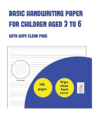 Book cover for Lined Paper for Kids and Children Aged 3 to 5