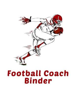 Book cover for Football Coach Binder