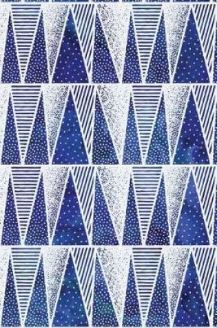 Cover of Journal Notebook Abstract Triangles Pattern 12