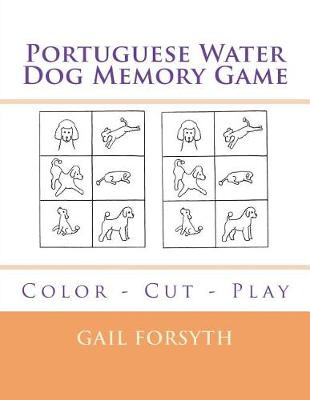 Book cover for Portuguese Water Dog Memory Game