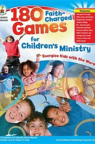 Cover of 180 Faith-Charged Games for Children's Ministry, Grades K - 5