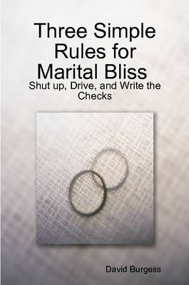 Book cover for Three SImple Rules for Marital Bliss (trade Paperback)