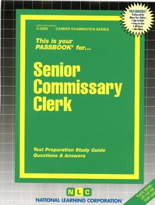 Cover of Senior Commissary Clerk