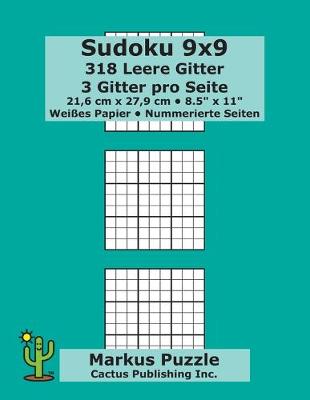 Book cover for Sudoku 9x9 - 318 leere Gitter