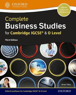 Book cover for Complete Business Studies for Cambridge IGCSE (R) and O Level