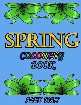 Book cover for Spring Coloring Book