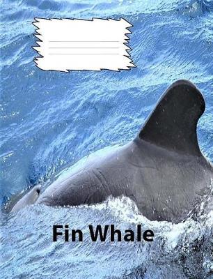 Book cover for Fin Whale College Ruled Line Paper Composition Book