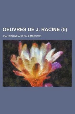 Cover of Oeuvres de J. Racine (5)