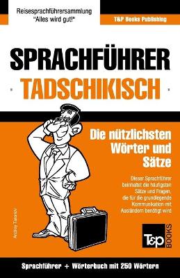 Book cover for Sprachfuhrer Deutsch-Tadschikisch und Mini-Woerterbuch mit 250 Woertern