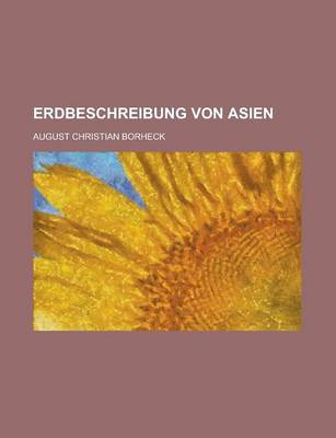 Book cover for Erdbeschreibung Von Asien