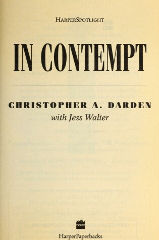 Cover of In Contempt