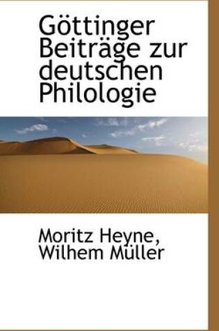 Cover of G Ttinger Beitr GE Zur Deutschen Philologie