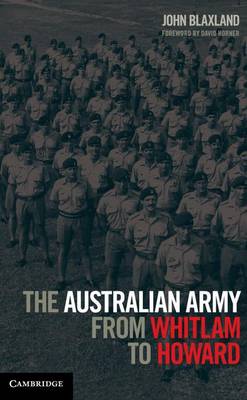 Book cover for The Australian Army from Whitlam to Howard