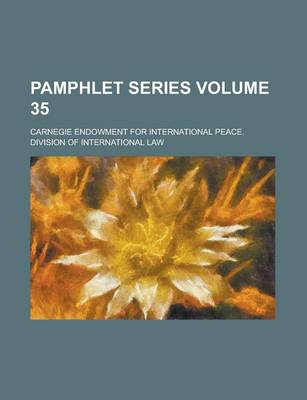 Book cover for Pamphlet Series Volume 35