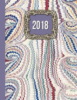 Book cover for 2018 Diary Lilac Framed Design