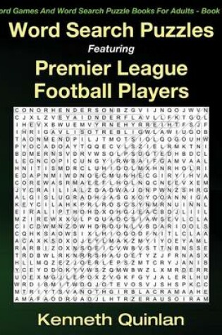 Cover of Word Search Puzzles Featuring Premier League Football Players