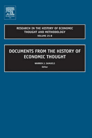 Cover of Documents from the History of Economic Thought