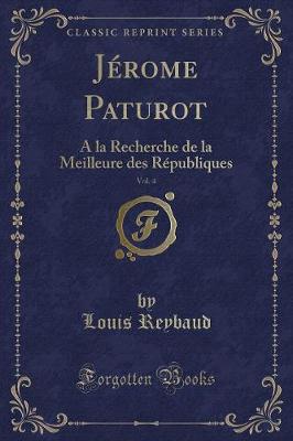 Book cover for Jérome Paturot, Vol. 4