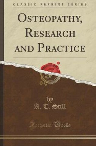 Cover of Osteopathy, Research and Practice (Classic Reprint)