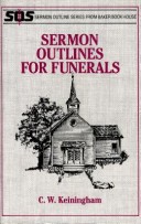 Book cover for Sermon Outlines for Funerals