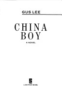 Book cover for Lee Gus : China Boy (Hbk)