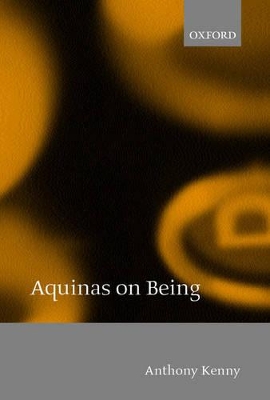 Book cover for Aquinas on Being