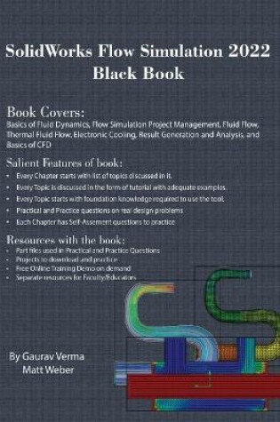 Cover of SolidWorks Flow Simulation 2022 Black Book