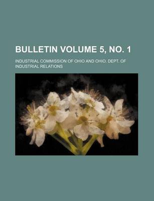 Book cover for Bulletin Volume 5, No. 1