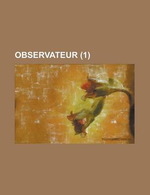 Book cover for Observateur (1)