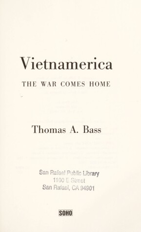 Book cover for Vietnamerica: the War Comes Home