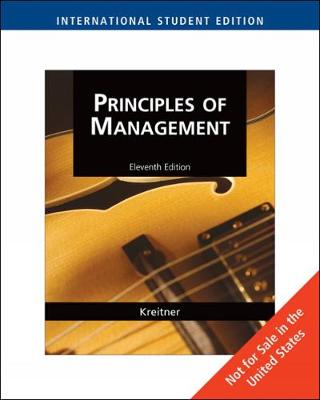 Book cover for Principles of Management