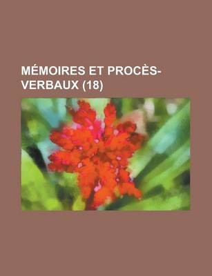 Book cover for Memoires Et Proces-Verbaux (18)