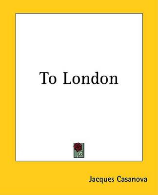 Book cover for To London