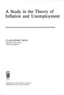 Cover of Study in the Theory of Inflation and Unemployment