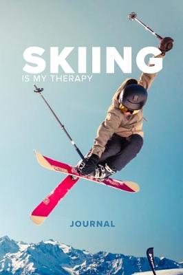 Book cover for Skiing Is My Therapy Journal