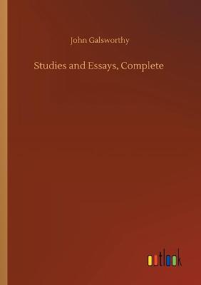 Book cover for Studies and Essays, Complete